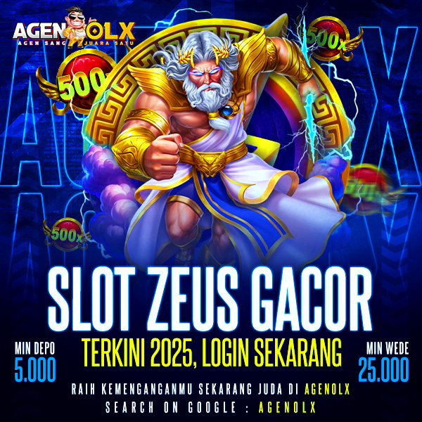 AGENOLX: Daftar Situs Resmi Slot Zeus Gacor Terkini 2025, Login Sekarang!