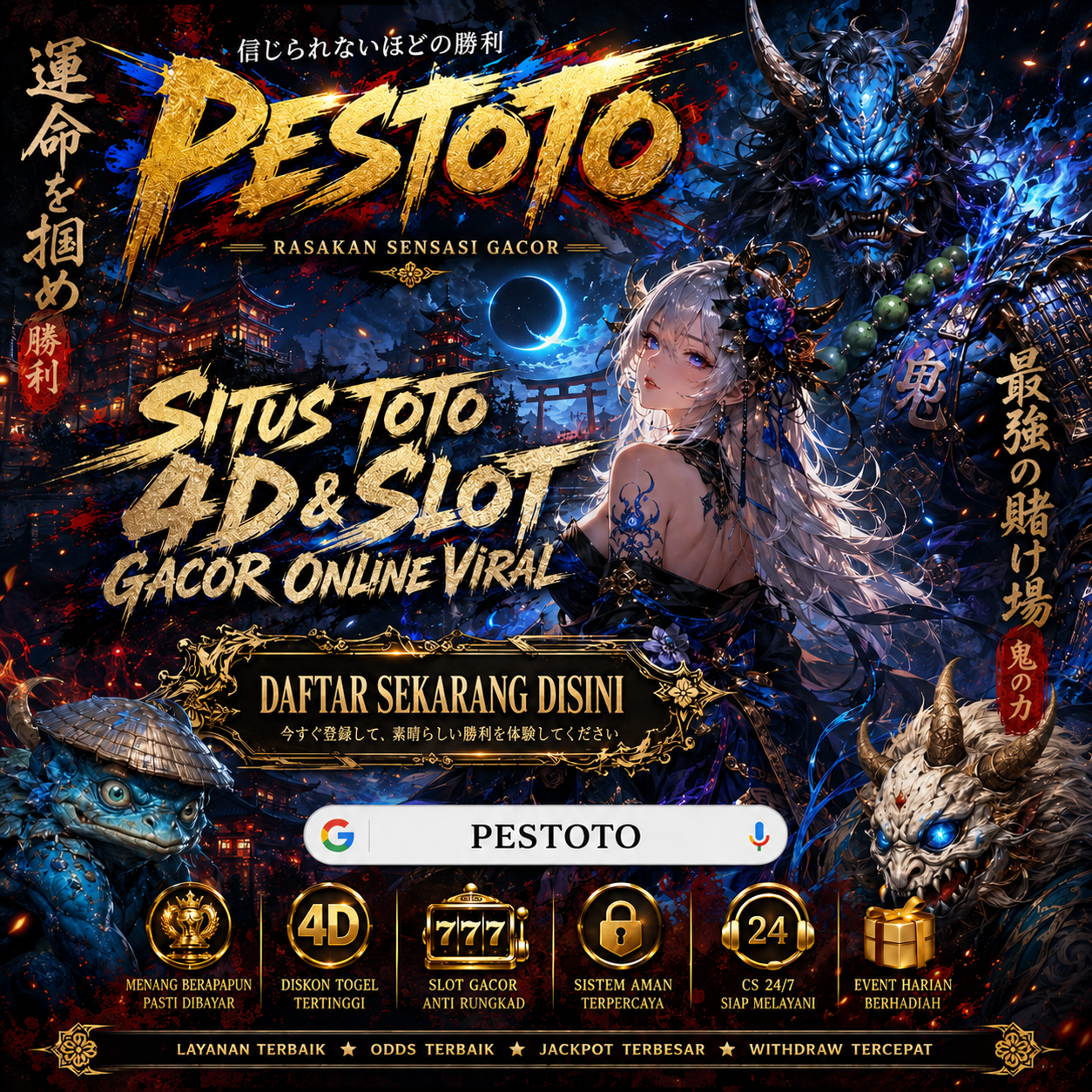 PESTOTO - Pengedar Kunci Kemenangan di Situs Toto 4D Resmi & Slot Online Gacor Viral